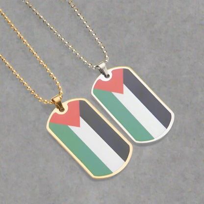 Palestine - Flag Necklace